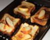 Pommes au four sur toasts