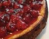 Gâteau au fromage et aux framboises