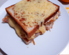 Croque monsieur au thon et saumon