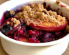 Crumble aux fruits rouges facile et rapide