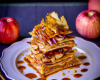 Mille-feuilles croustillant aux pommes et au caramel