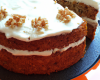 Cake aux carottes, feta et noix facile