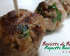 Boulettes de bœuf à la roquette et au basilic