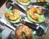 Mise en bouche avocat, crevettes