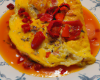 Omelette aux poivrons rouges