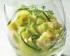 Verrine de courgettes aux ravioles