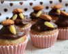 Cupcakes au chocolat et sa déco en pâte d'amande