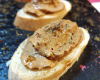 Crostini de pain d'épice au foie gras