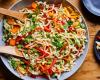 Salade de nouilles Soba, carottes et courgettes