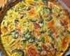 Quiche brocolis lardons