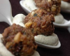 Boulettes d'agneau aux saveurs méditerranéennes sur lit de chantilly au pesto