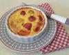 Clafoutis au chèvre et tomates cerise