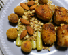 Poularde bruxelloise avec croquettes aux amandes