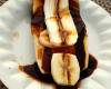 Banane flambée au chocolat