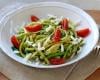 Zoodle ou Spaghettis de courgette au pesto et féta