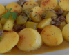 Fondu creusois sur lit de pommes de terre sautées