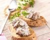 Toasts de rillettes de filets de sardines citron basilic