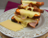 Croque monsieur au fromage à raclette