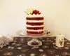 Red velvet naked cake aux framboises