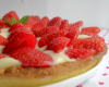 Tarte aux fraises et à la crème pâtissière