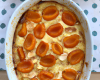 Gratin d'abricots aux amandes