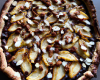 Tarte poire chocolat aux amandes