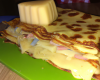 Millefeuille de crêpes à la raclette