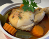 Cocotte de lapin en bouillabaisse