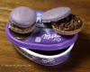 Macarons Philadelphia Milka et chocolat croquant