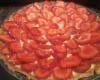 Tarte aux fraises traditionnelle à la crème pâtissière