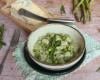 Gnocchetti aux herbes aromatiques, sauce au Gorgonzola AOP et asperges