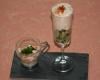 Verrine courgettes - chantilly au ketchup