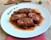 Andouillette pochée au vin rouge