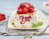 Semifreddo avec framboises et limoncello