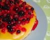 Cheesecake ricotta-fruits rouges au lemon curd