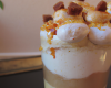 Smoothie marshmallows, beurre d'arachide et crème glacée à la vanille