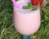 Smoothie fraise-vanille