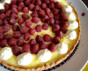 Tarte framboises-chocolat blanc