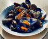 Moules marinières à la normande