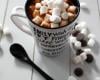 Chocolat chaud aux mini chamallows