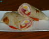 Wrap jambon, tomate et œuf