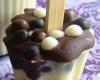 Sucettes aux 3 chocolats