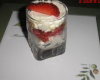 Cheesecake aux fraises en verrine