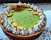 Tarte au citron vert meringuée