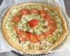 Tarte fine courgette tomate