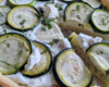 Tarte au chèvre et courgettes