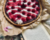 Tarte aux framboises et ganache au chocolat blanc