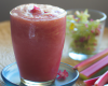 Smoothie rhubarbes / cassis