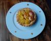 Tarte bouquet de roses ®, d'après Alain Passard