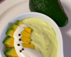 Avocats en crème au gingembre